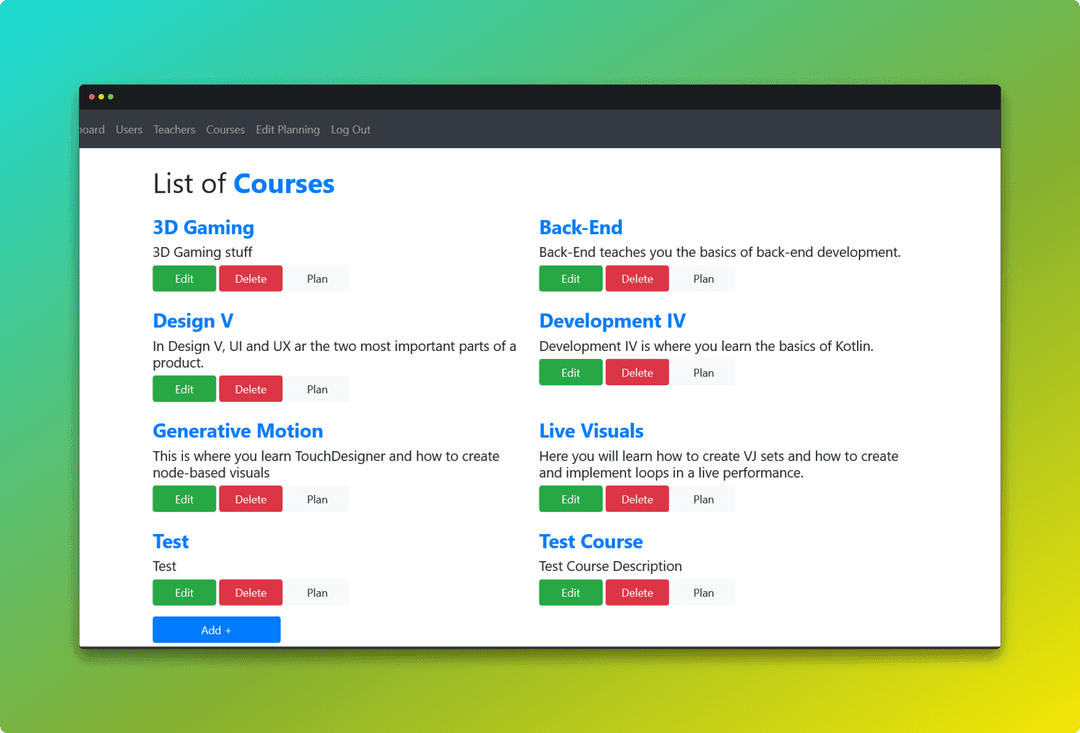 Planning App